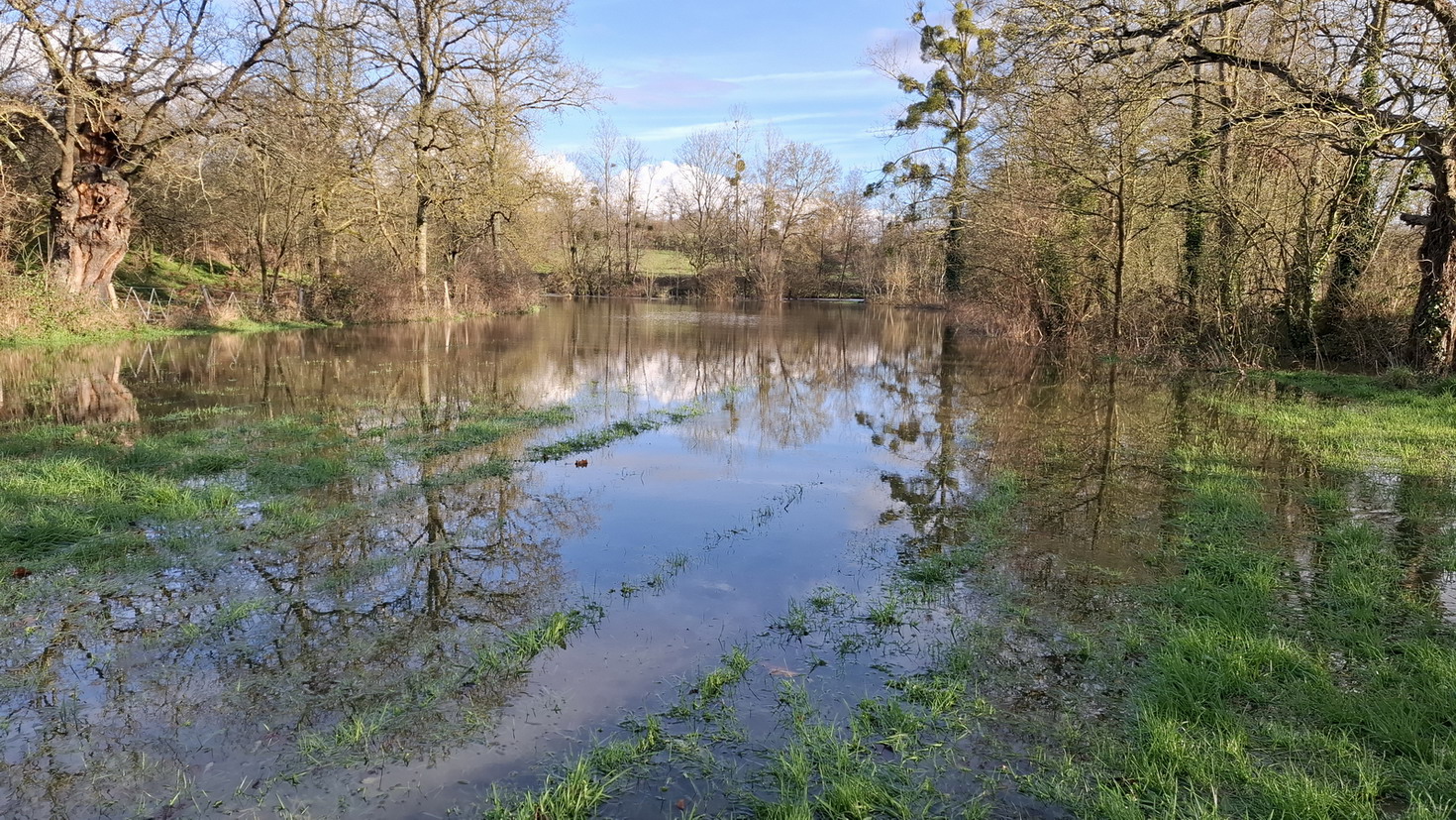 Le Chiron inondé