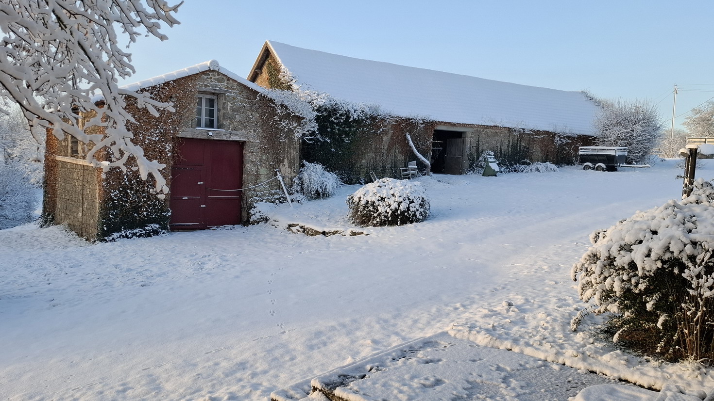 Le Chiron sous la neige
